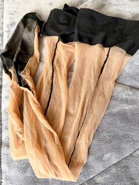 Back Seam Thigh High Stockings